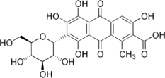 Mol�cule d'acide carminique