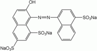 Mol�cule de ponceau 4R